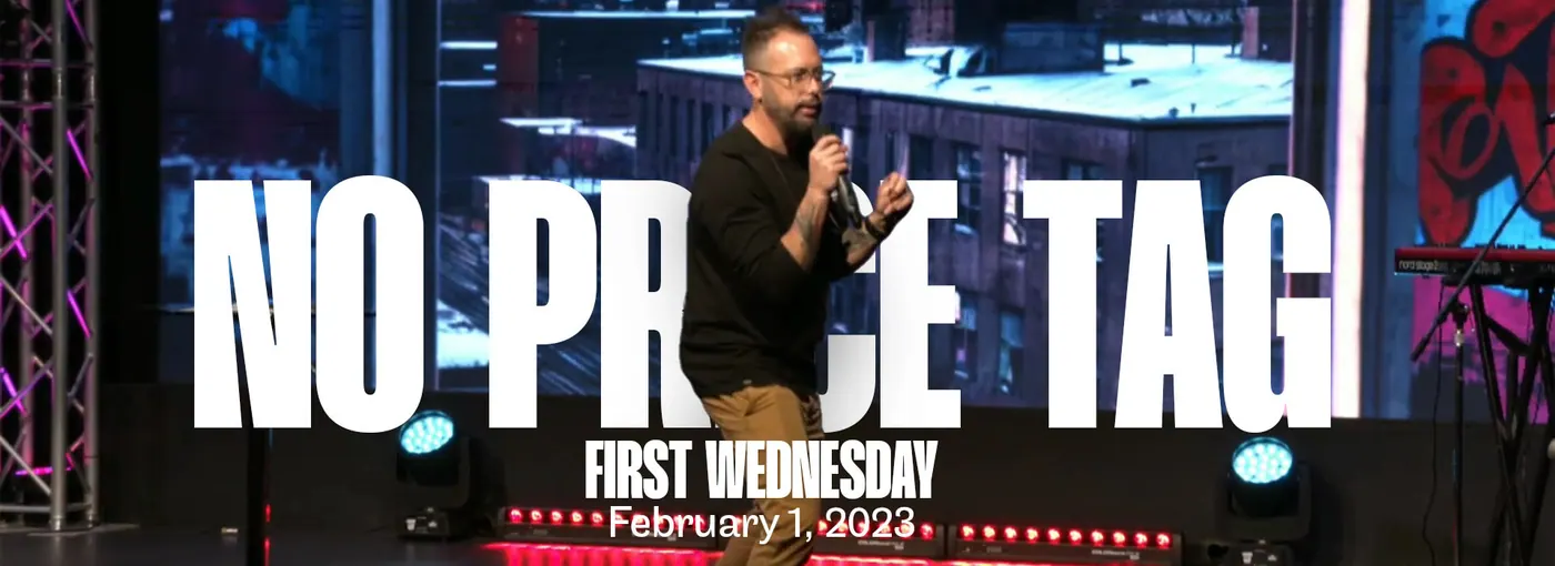 First Wednesday: No Price Tag sermon at Venue Church Airdrie