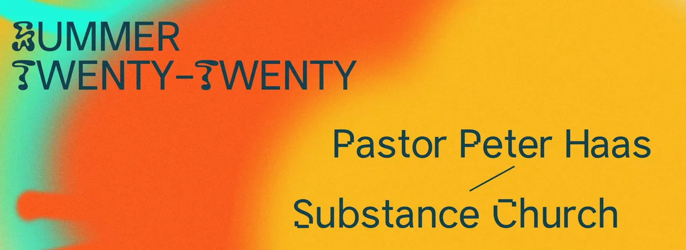 Summer 2020 sermon at Venue Church Airdrie